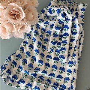 Francescas foral high waisted shorts with tie!